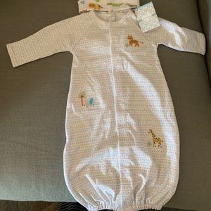 Kissy Kissy Jungle Convertible Sleep Gown and Hat